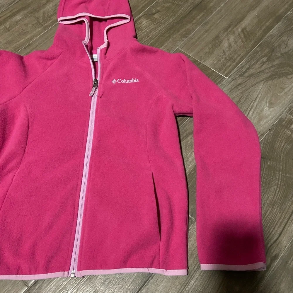 Columbia youth fleece hoodie jacket - Picture 12 of 13